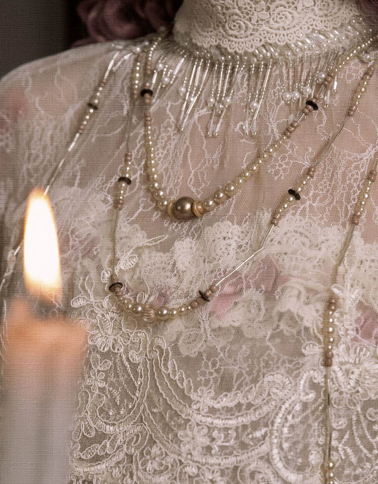 Lace Victorian Cape Top