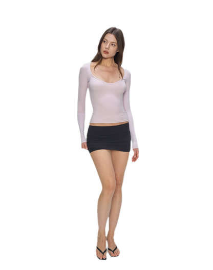 Bare-Feel V-Neck Top