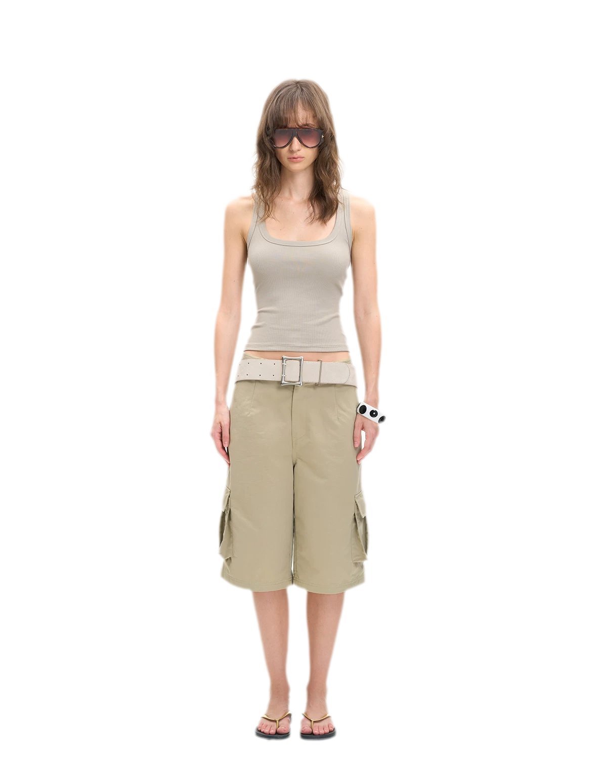 Ribbed U-Neck Cami