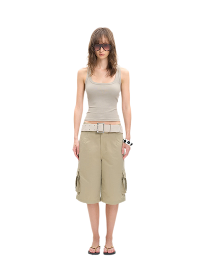 Ribbed U-Neck Cami
