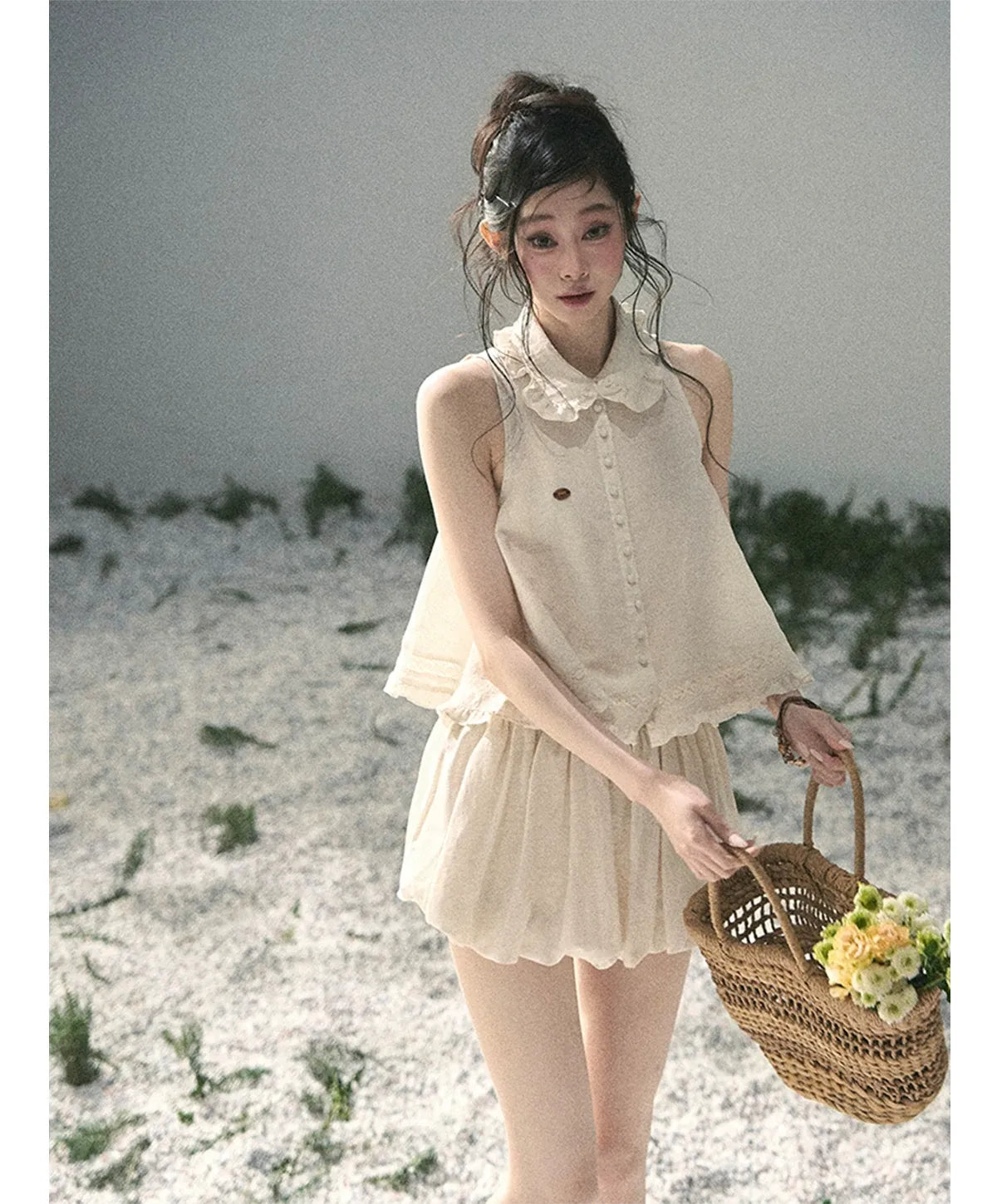 Soft Lace Two-Piece Set