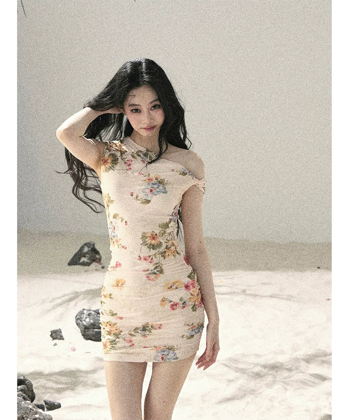 Floral Fish Tail Dress