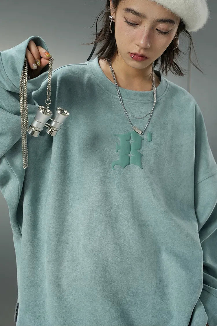 Eco Suede Oversized Sweatshirt
