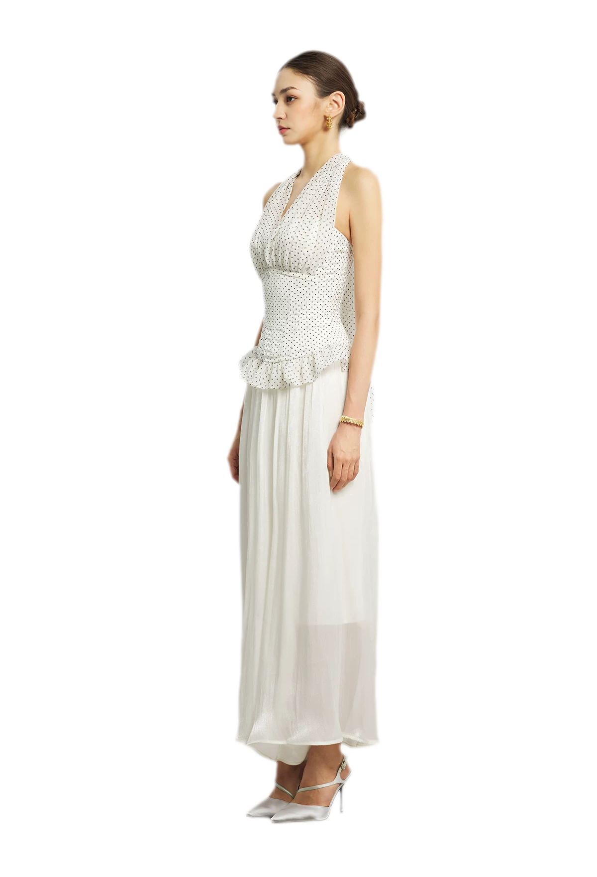 Nanyang Chiffon Halter Bustier