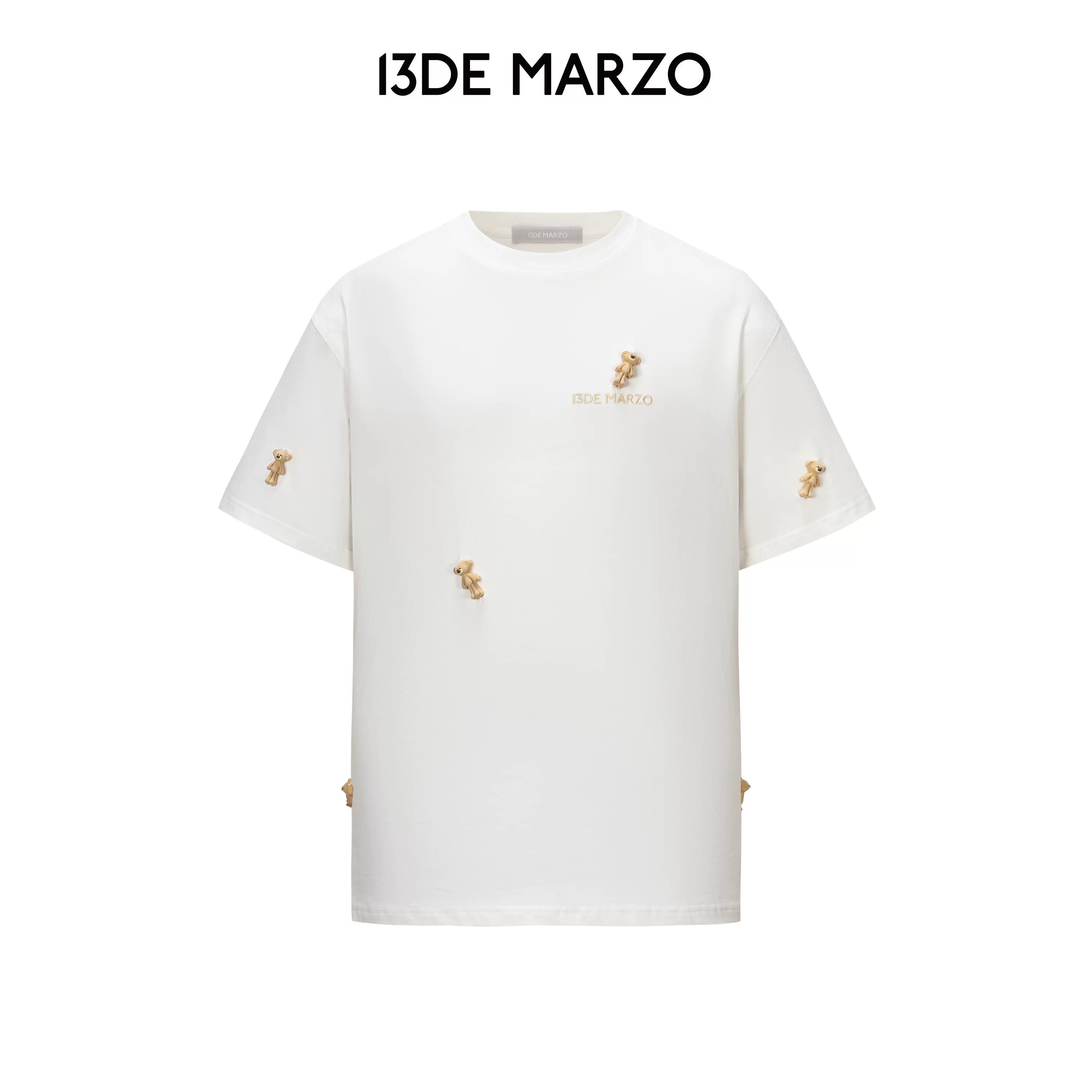 Unisex 2026 Spring/Summer Plush Bear T-Shirt