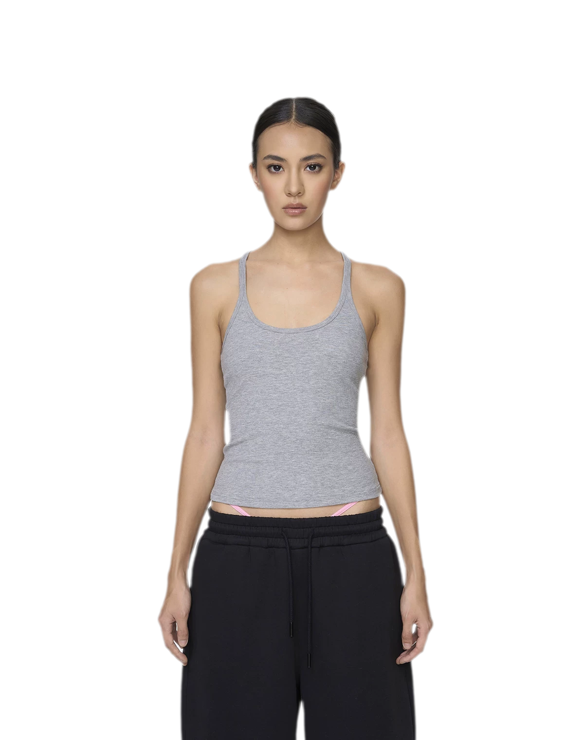 Ribbed Stretch Tank Top