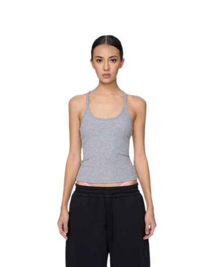 Ribbed Stretch Tank Top