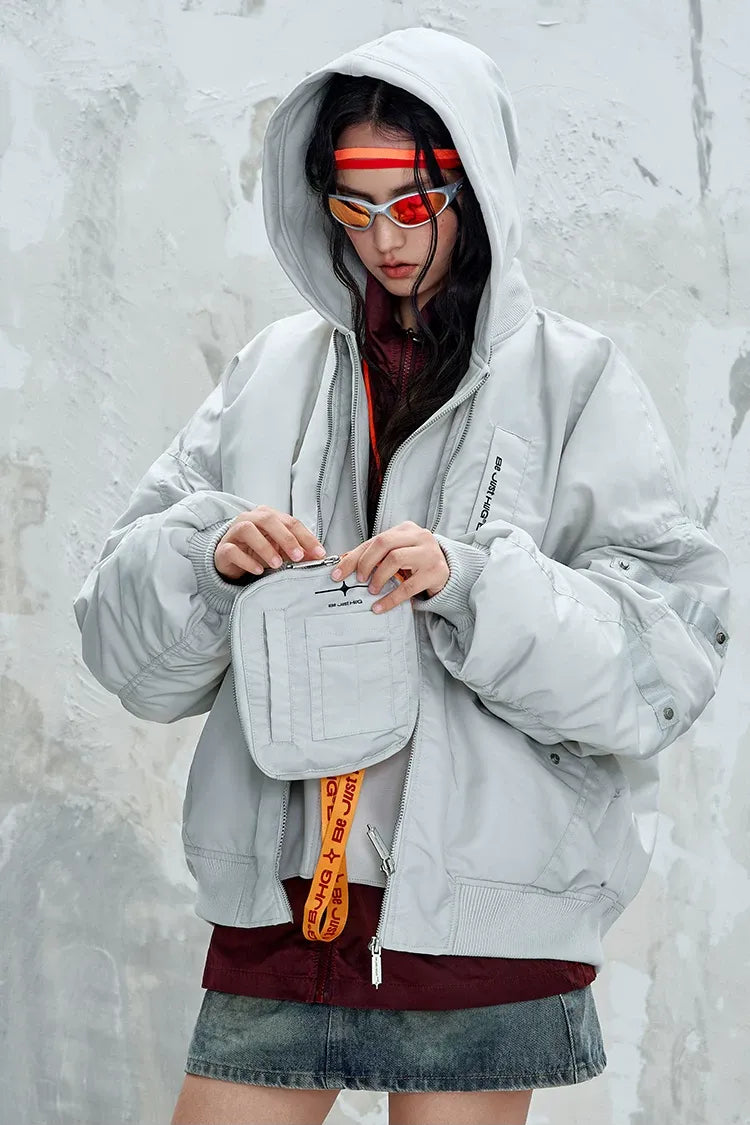 Down-Filled Detachable Puffer Jacket