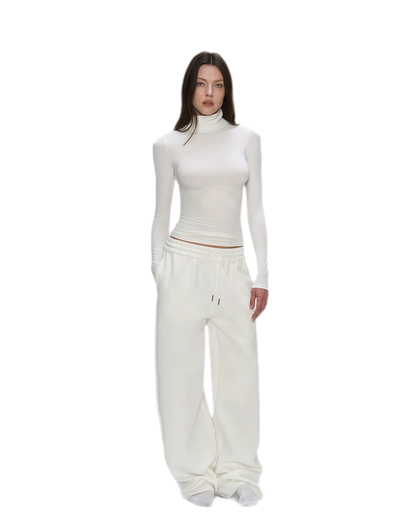 Air Cotton Wide-Leg Sweatpants