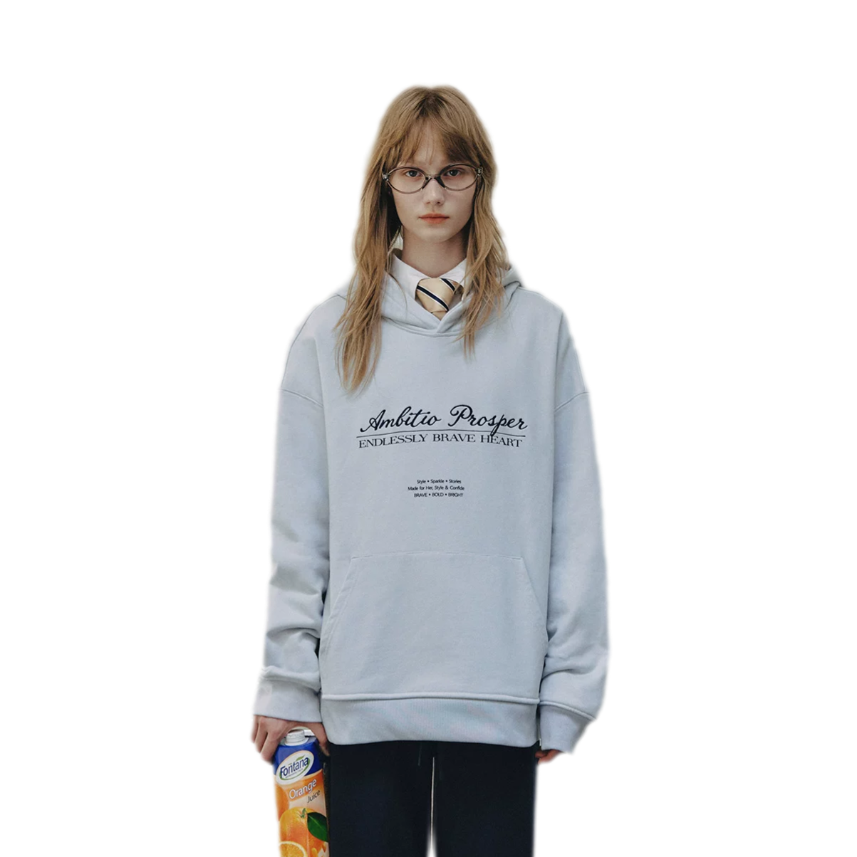 Embroidered Cotton Hooded Sweatshirt
