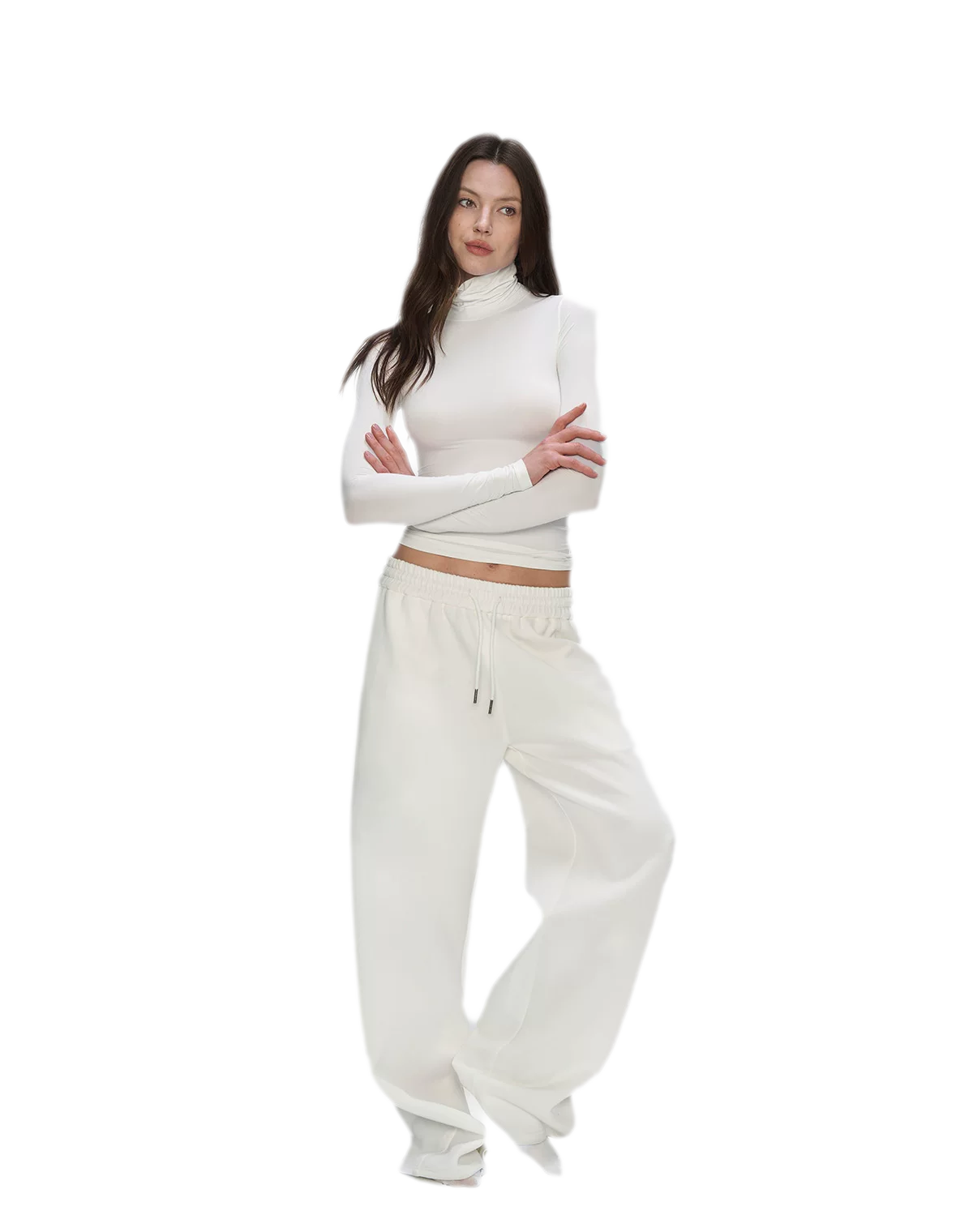 Air Cotton Wide-Leg Sweatpants