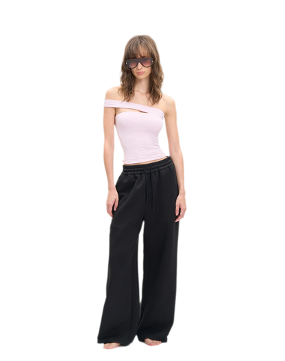 Asymmetric Strap Bustier Top