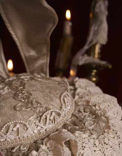 Vintage Lace Rabbit Ear Hat