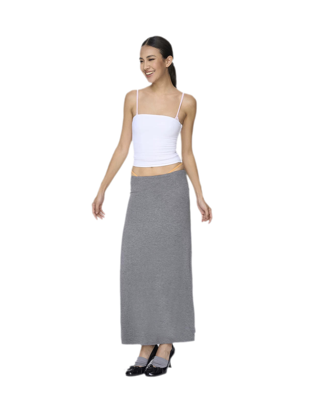 Imported Brushed Bustier Top