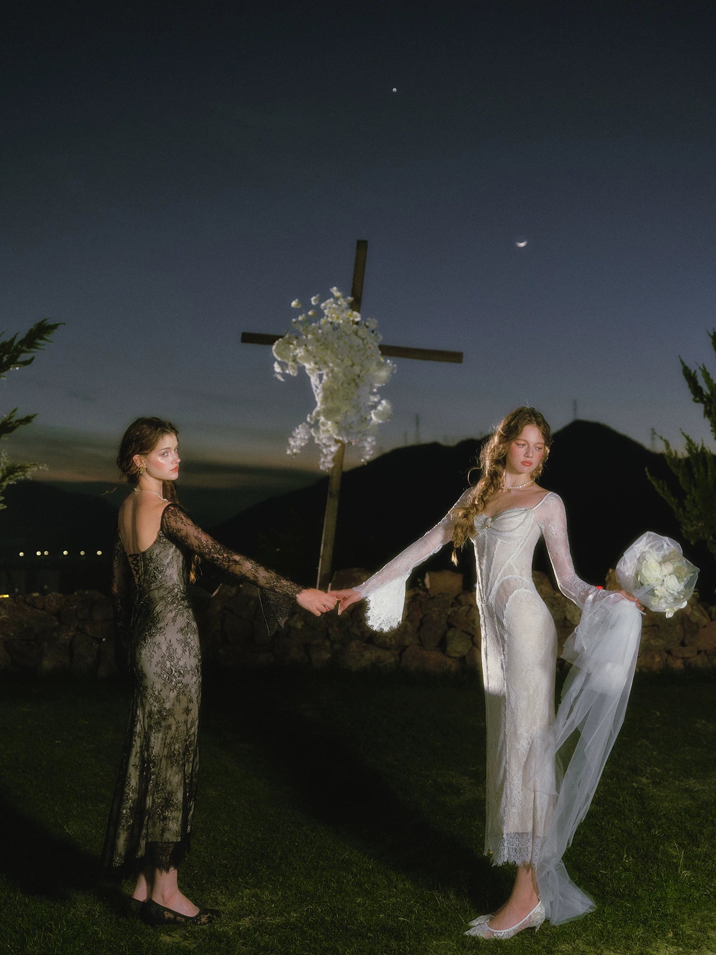 Lace Mermaid Long Sleeve Dress