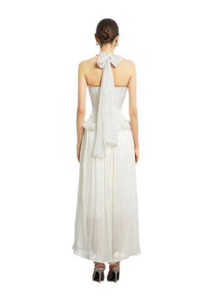Nanyang Chiffon Halter Bustier