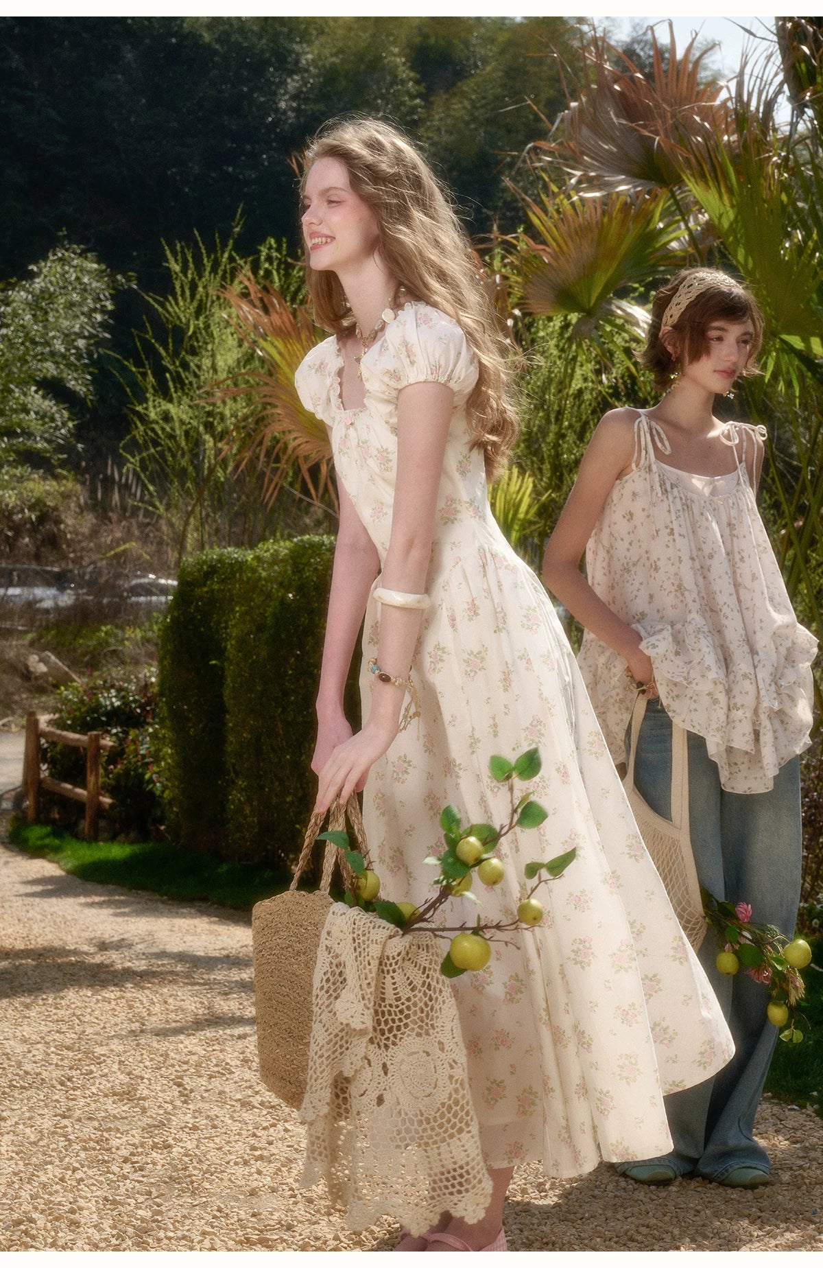 Cream Rose Holiday Rose Dress