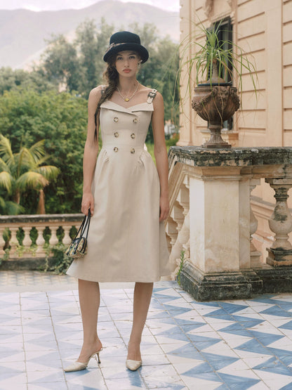 Structured Vintage Jacket Dress Set