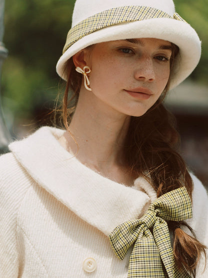 Twill Wool A-Line Coat