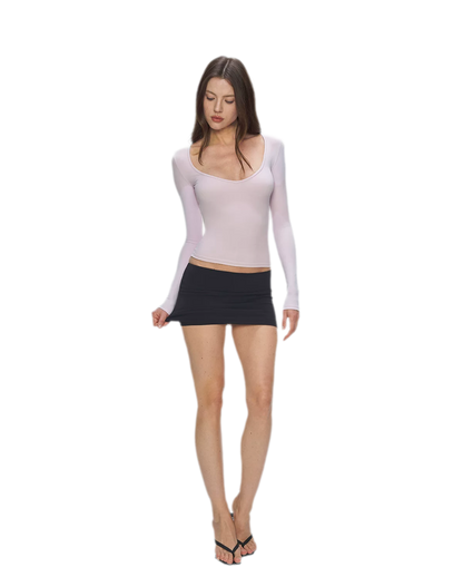 Bare-Feel V-Neck Top