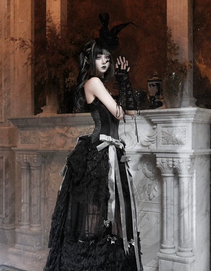 Gothic Heart Fishbone Corset
