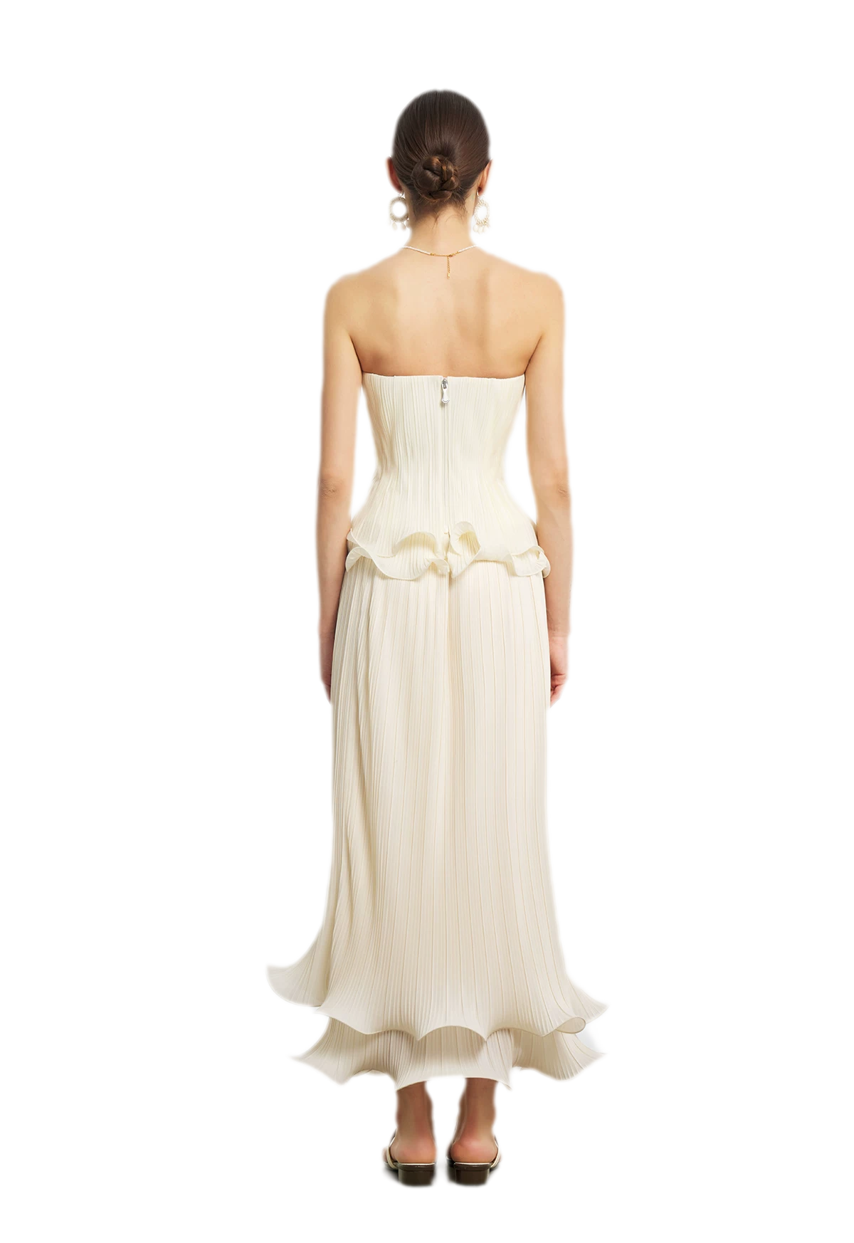 Cloud Pleated Corset Top