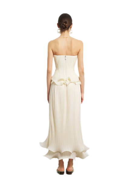 Cloud Pleated Corset Top
