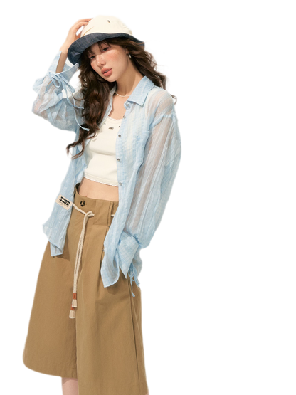Polka Dot Puff Sleeve Top