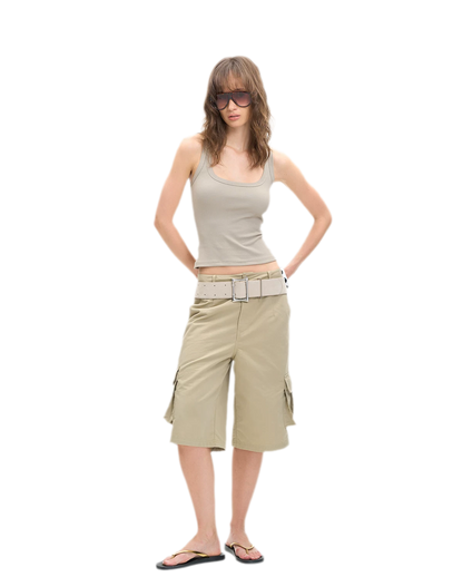Ribbed U-Neck Cami