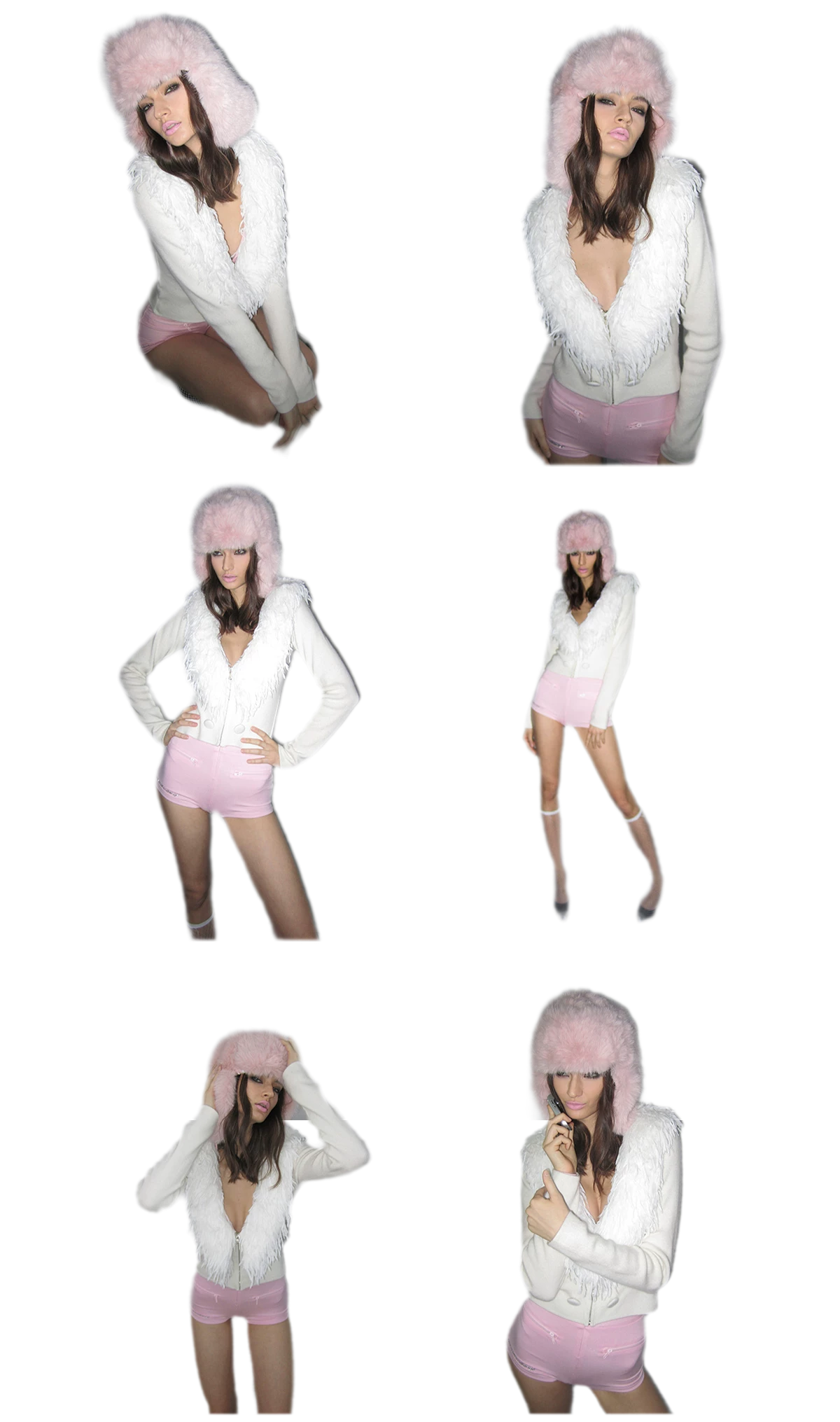Wool Blend V-Neck Jacket