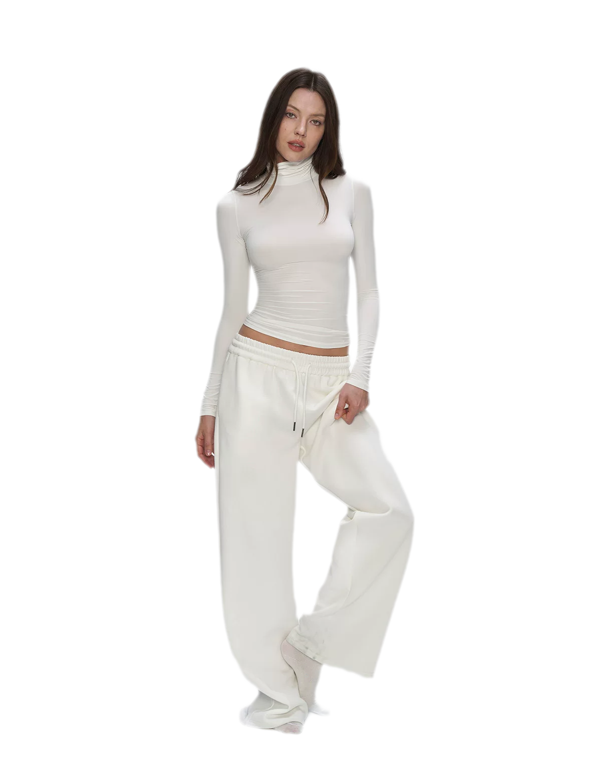 Air Cotton Wide-Leg Sweatpants
