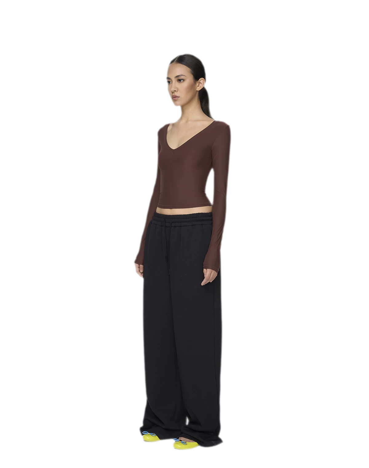 Deep V Slim Top