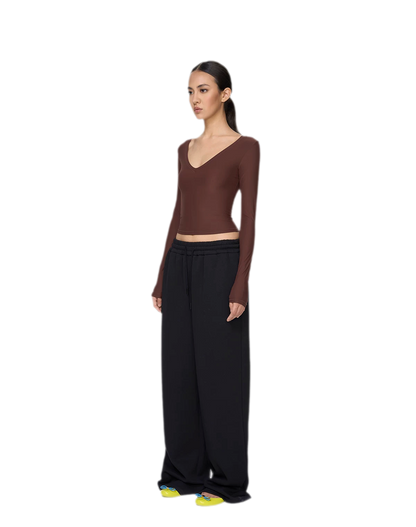 Deep V Slim Top