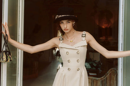 Structured Vintage Jacket Dress Set