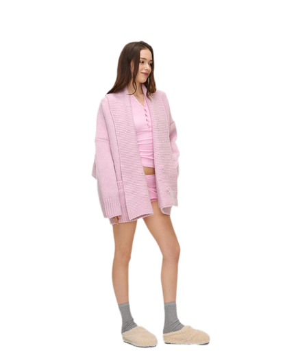 Dense Knit Shawl Cardigan