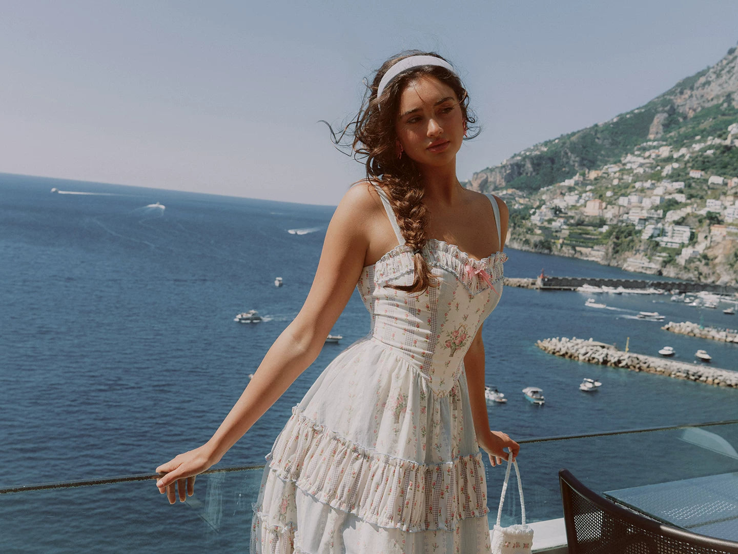 Vintage Ruffle Tiered Dress