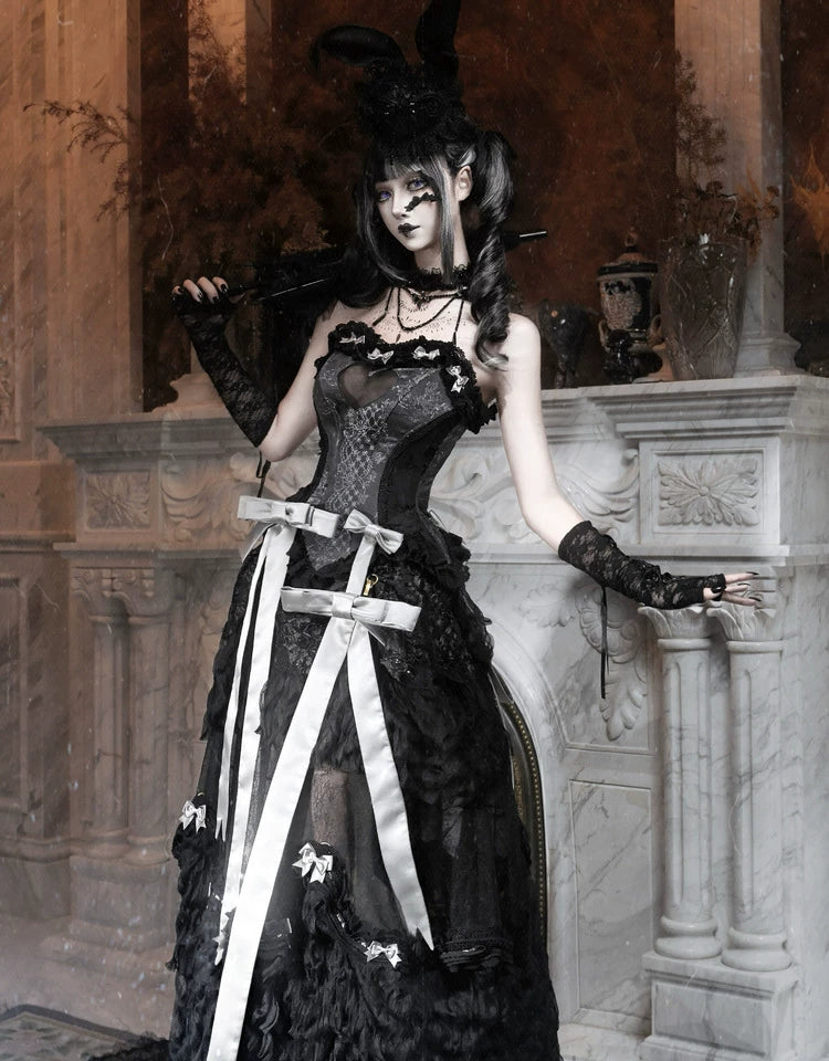 Gothic Heart Fishbone Corset