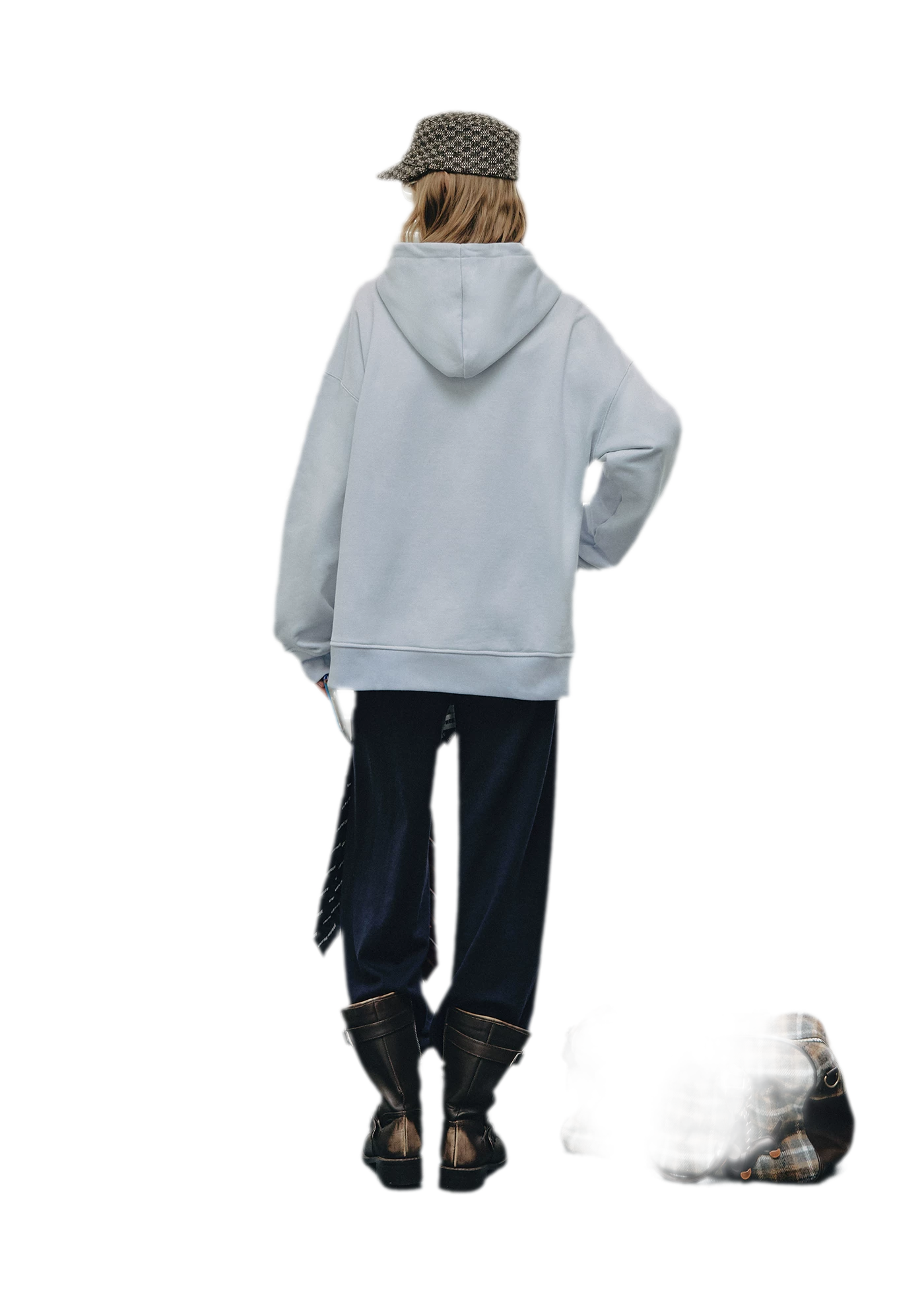 Embroidered Cotton Hooded Sweatshirt