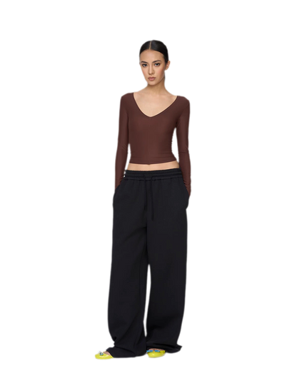 Deep V Slim Top