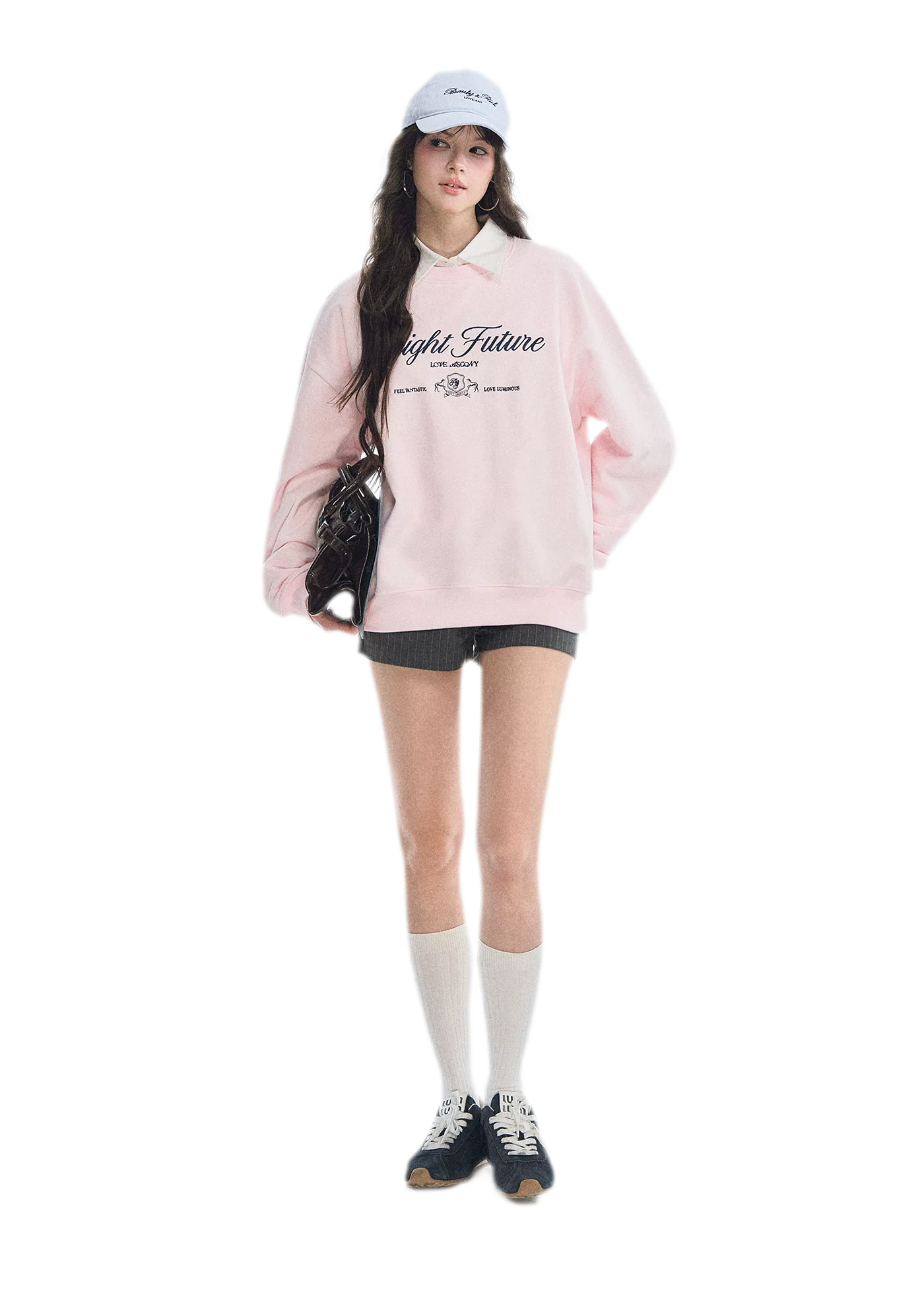 Embroidered Graphic Crewneck Sweatshirt