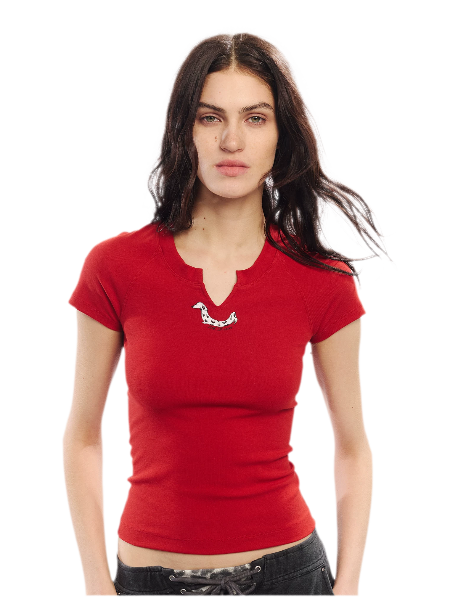 Summer V-neck Slim Fit T-shirt
