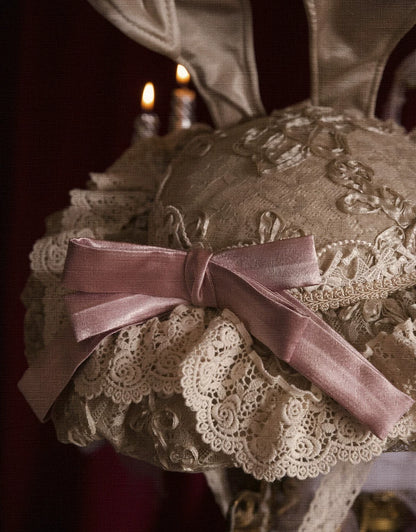 Vintage Lace Rabbit Ear Hat