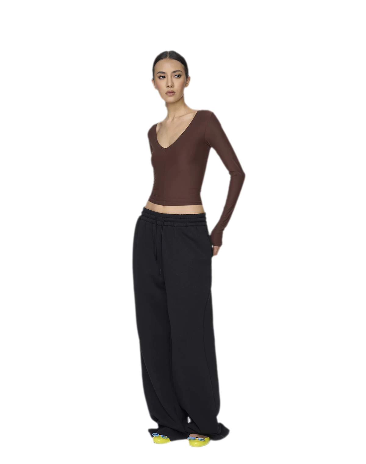 Deep V Slim Top