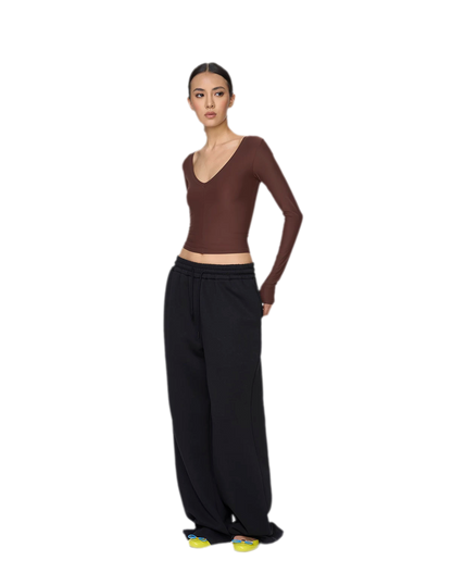 Deep V Slim Top