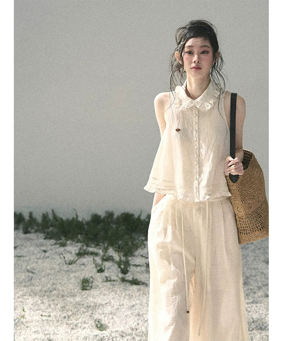 Soft Lace Two-Piece Set