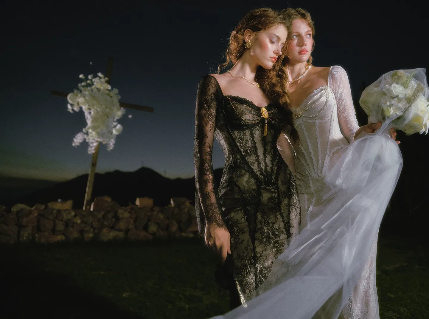 Lace Mermaid Long Sleeve Dress