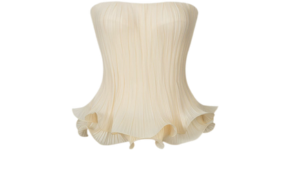Cloud Pleated Corset Top