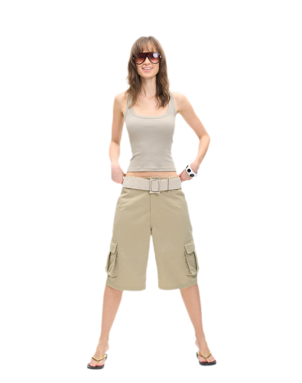 Ribbed U-Neck Cami