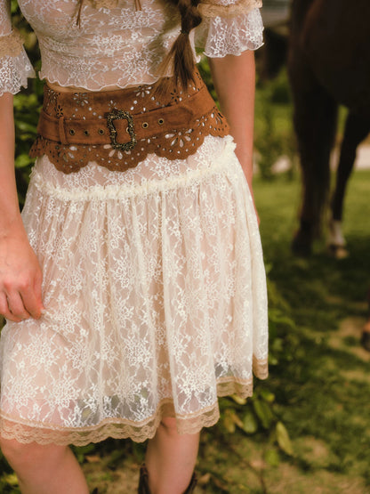 Floral Lace Equestrian Set