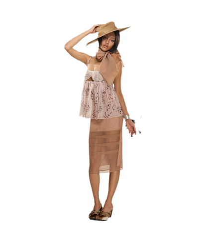 Sheer Velvet Convertible Set